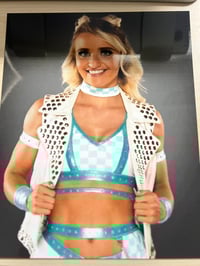 Blue checker Outfit 8x10 