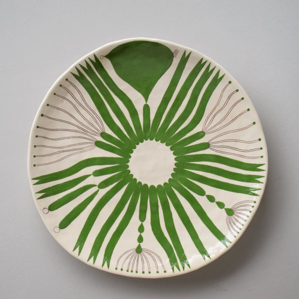 Image of Green Plant Plate