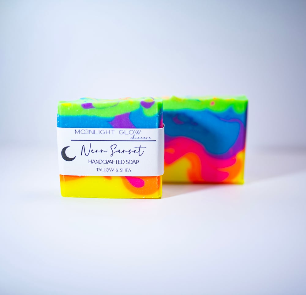 Image of Neon Sunset Artisan Soap