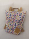 Wet Bag Mochila Flores mostaza