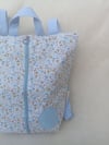 Wet Bag Mochila Florecitas azul