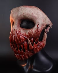 Image 3 of Scary Bloody mask with movable jaw