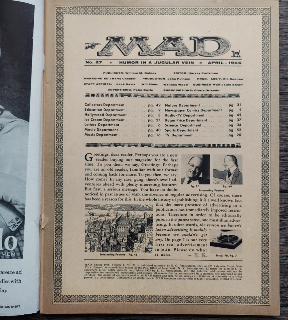 MAD Magazine #27 (1956)