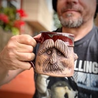 Image 5 of Carved Face Mug