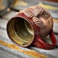 Image 3 of Carved Face Mug
