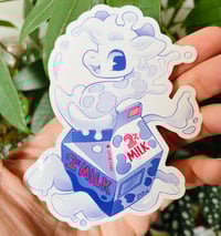 Image 1 of Milk Carton Giraffe - Jumbo Sticker 