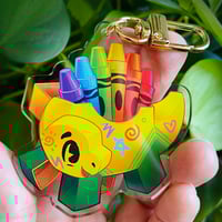Image 1 of Crayon Box Stego KEYCHAIN