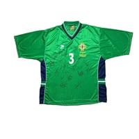 Image 1 of Northern Ireland Home Shirt 2004 (XL) '3' Capaldi Match Shirt
