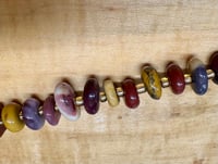 Image 1 of Mookaite Gemstone Beads Approx. 10-15mm Freeform Chips Approx. 34 Beads