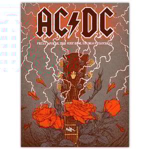 Image of ACDC set of two prints for Scott