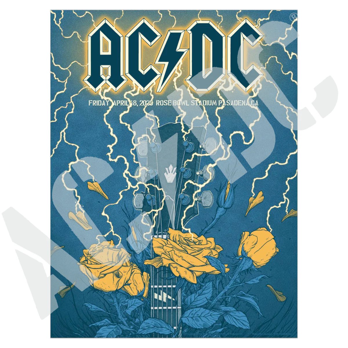 Image of ACDC set of two prints for Scott