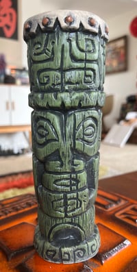 Image 1 of Tikiyaki orchestra Jungle Jetsetter drum mug -Antique Green Matte