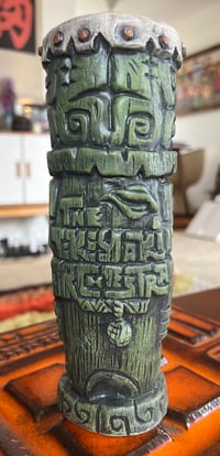Image 2 of Tikiyaki orchestra Jungle Jetsetter drum mug -Antique Green Matte