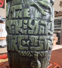 Image 3 of Tikiyaki orchestra Jungle Jetsetter drum mug -Antique Green Matte