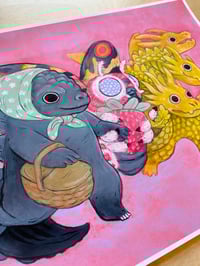 Image 3 of Kaiju Friends Print