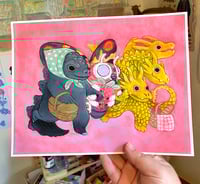 Image 1 of Kaiju Friends Print
