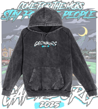 Image 2 of Gatlinburg 2025 - Come For The Mobs -  Cloud Black Hoodie