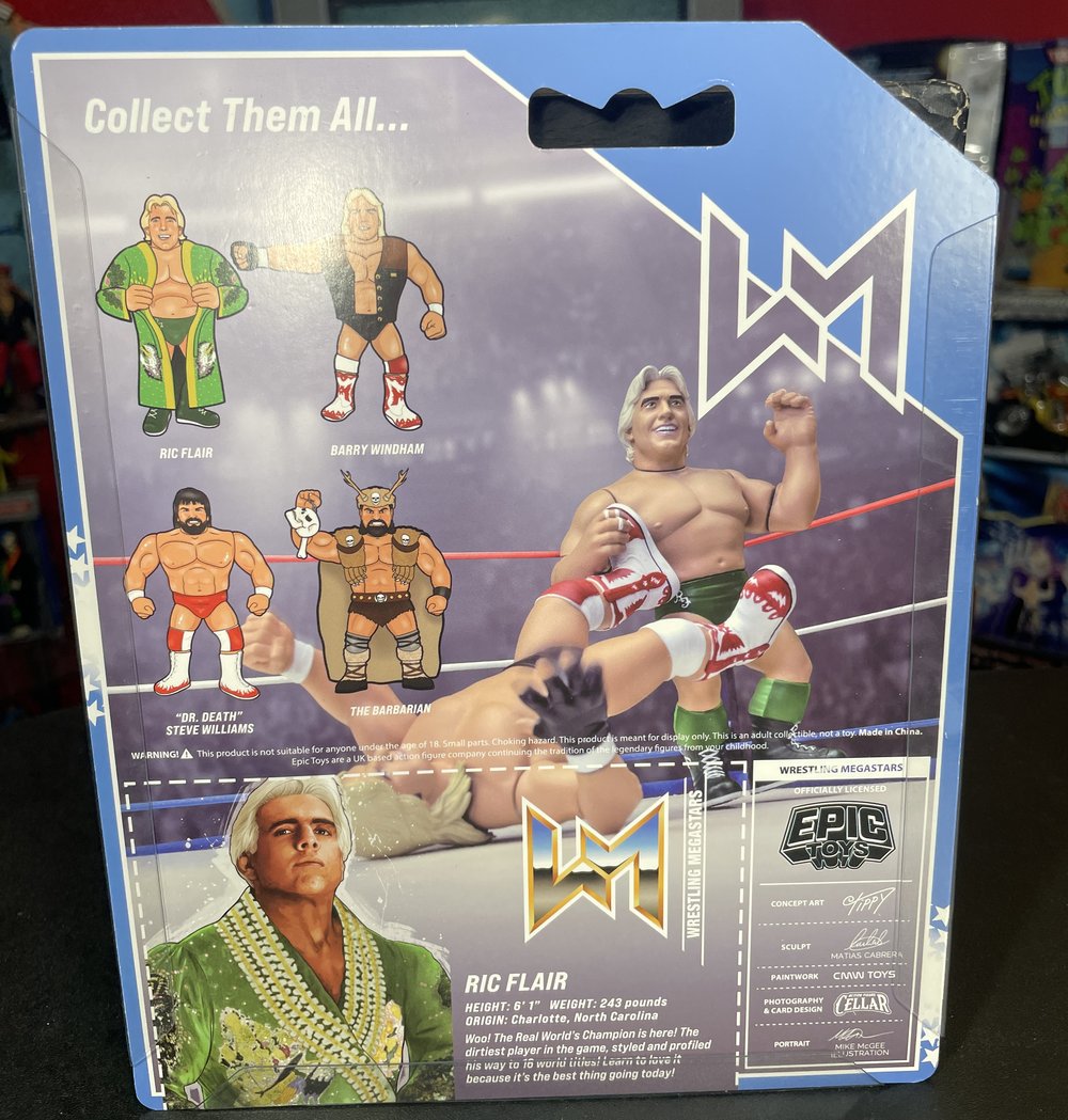 **IN STOCK** Ric Flair Wrestling Megastars Series 4 Figure by Epic Toys