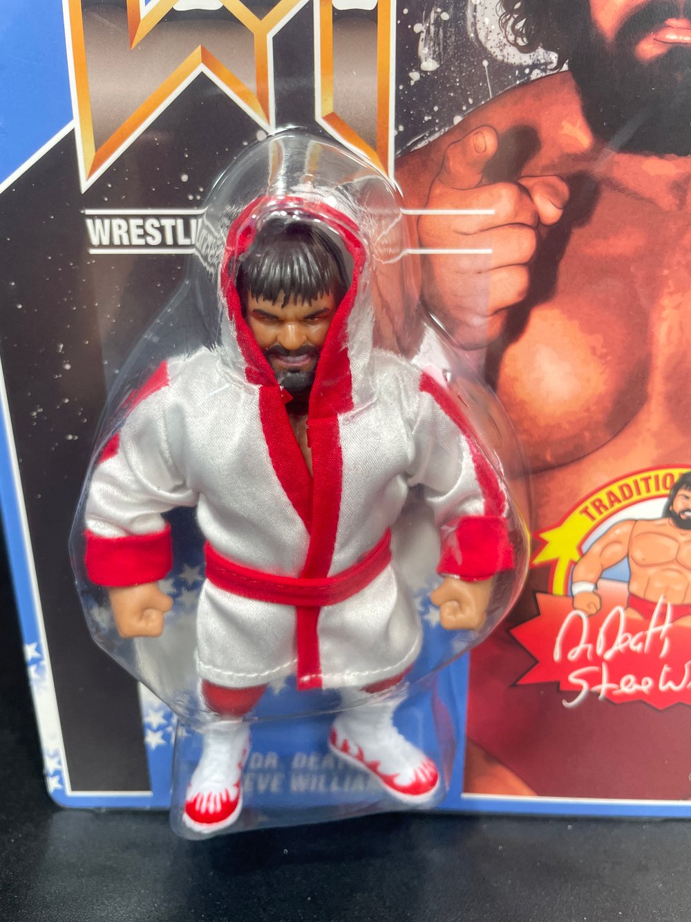 **IN STOCk** Dr. Death Steve Williams Wrestling Megastars Series 4 Figure by Epic Toys