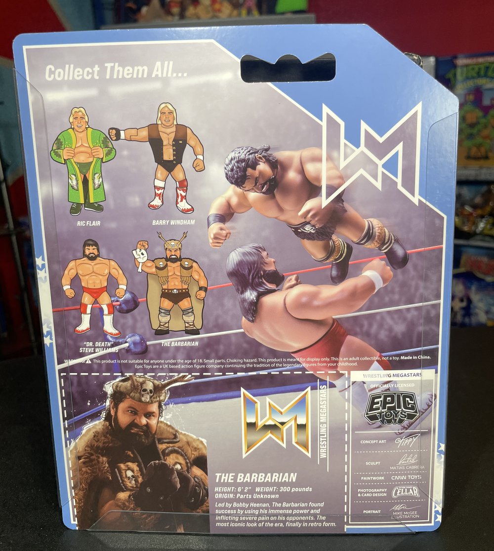 **IN STOCK** The Barbarian Wrestling Megastars Series 4 Figure by Epic Toys