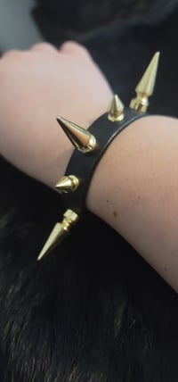 Image 1 of Spiked bracelet- 5 spikes