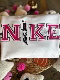 Image 1 of GHOSTFACE HOT PINK SPLATTER CREW
