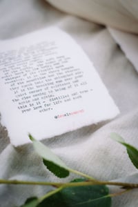 Image 1 of wedding custom poem