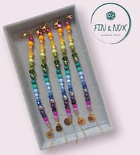 Image 1 of FIN & NOX Rainbow Beaded Bracelet 