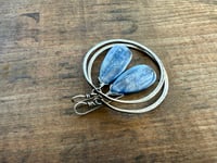Image 14 of  Sterling Silver and Kyanite stone earrings. n391