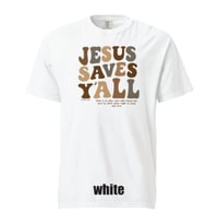 Image 3 of Jesus Saves Y'all Groovy with neutral colors - Comfort Colors tee - FREE SHIPPING!!