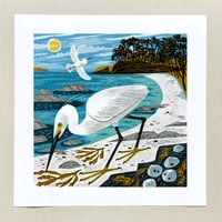 Image 1 of Helford River Egrets Large Print