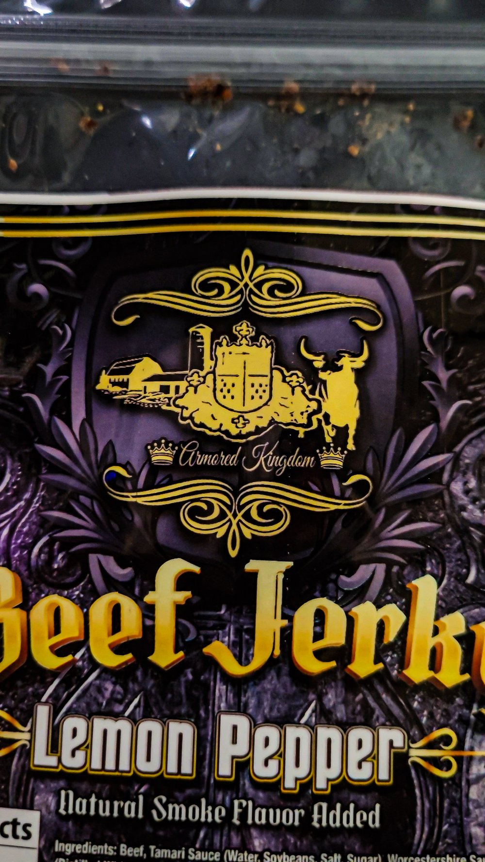 πThe Armored Kingdom Lemon Pepper Beef Jerky ππ