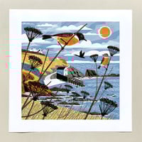 Image 1 of Lizard Point Stonechats Large Print