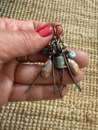 Image 2 of Sand and Sea earrings  n9 . From Underground series / n175