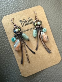 Image 4 of Sand and Sea earrings  n9 . From Underground series / n175