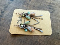 Image 1 of Sand and Sea earrings  n9 . From Underground series / n175