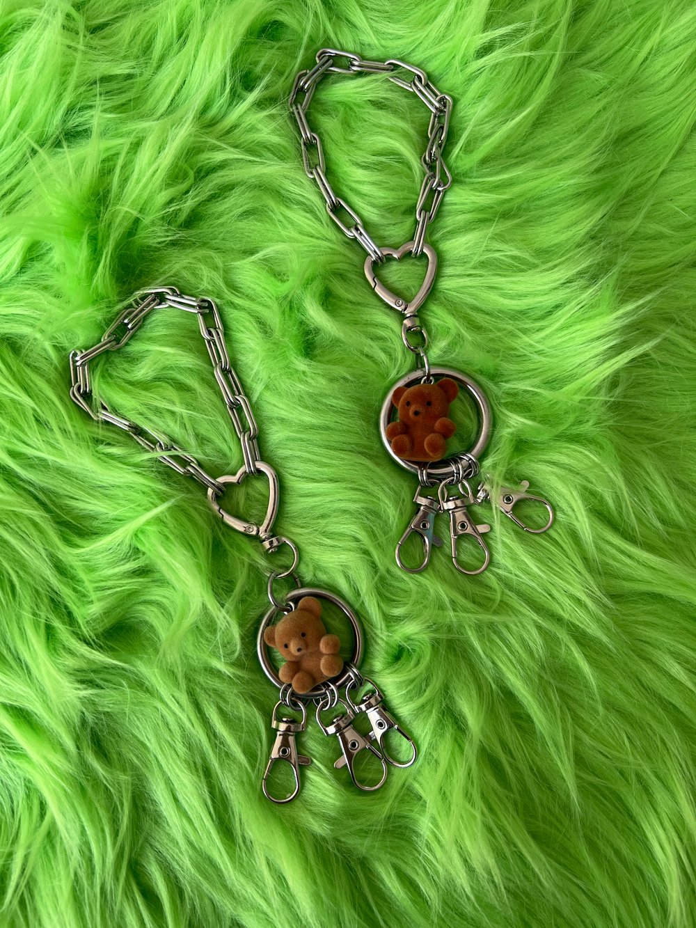 teddy bear bag chain