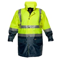 Image 1 of MJ208 - Hi-Vis Polar Fleece Lined Contrast Traffic Jacket