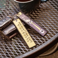 Image 1 of Manhattan Cafe Jet Tag Keychain