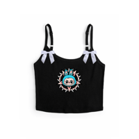 Image 5 of BOO       BOO      KITTY      F#CK     SPAGHETTI      STRAP     TOP      