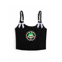 Image 3 of BOO       BOO      KITTY      F#CK     SPAGHETTI      STRAP     TOP      