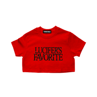 LUCIFER'S FAVORITE CROP-TOP