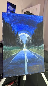 "Follow the Light" Original Painting Aclylic on Canvas (12'  ×  16')
