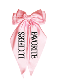 Image 2 of LUCIFER'S FAVORITE HAIR CLIP BOW