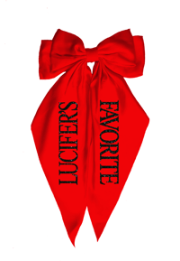 Image 1 of LUCIFER'S FAVORITE HAIR CLIP BOW