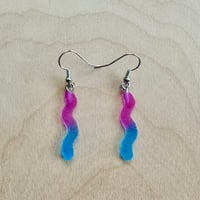 Mixed Berry Gummy Worm Earrings