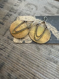 Image 8 of Nana earrings . Solid brass construction n.1