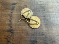 Image 15 of Nana earrings . Solid brass construction n.1