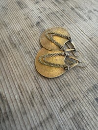 Image 16 of Nana earrings . Solid brass construction n.1