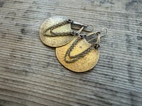Image 17 of Nana earrings . Solid brass construction n.1
